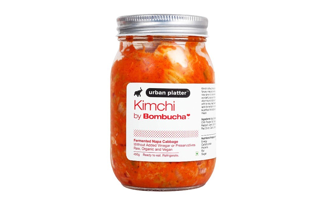 Urban Platter Kimchi By Bombucha    Glass Jar  450 grams